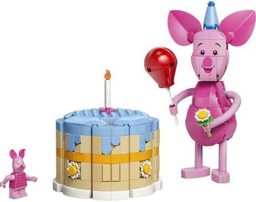 Alternative view of │  Piglet’in Doğum Günü Eğlencesi 43305-9 Yaş ve Üzeri Çocuklar için Mumlu Doğum Günü Pastası ve  Piglet Minifigürü İçeren Yaratıcı Oyuncak Yapım Seti, Hediye Fikri (544 Parça)