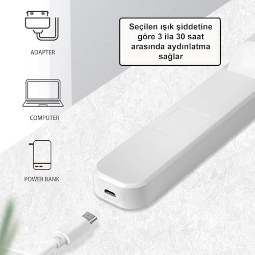 Şarjlı 3 Renk Portatif LED Aydınlatma/GT-CL12