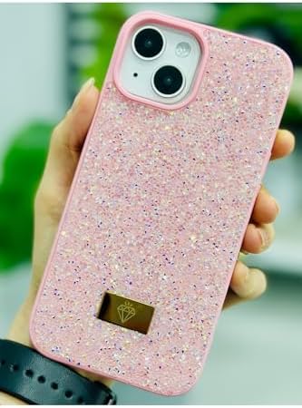 Iphone 13-14 ve 15 ile Uyumlu ELMAS Tasarımlı Taşlı Işıltılı Parlak Pırlanta Silikon Kılıf - Görsel 2