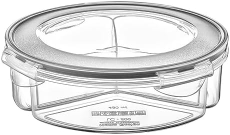 Alternative view of -3 Bölmeli Sızdırmaz Contalı Kilitli Kapaklı 1,35 Litre yuvarlak Erzak Saklama Kabı LC-500