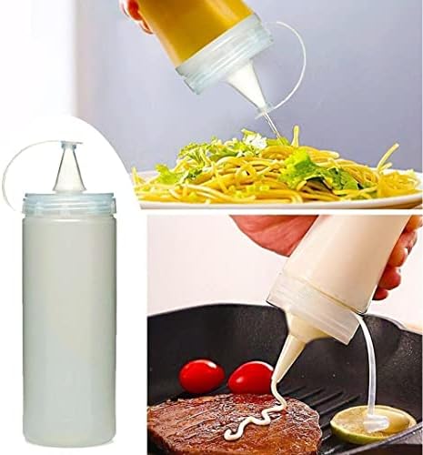 2 Adet Sos Şişesi 700 Ml Plastik Yağlık Sirkelik Ketçap Mayonez Sızdırmaz Sosluk Yağdanlık