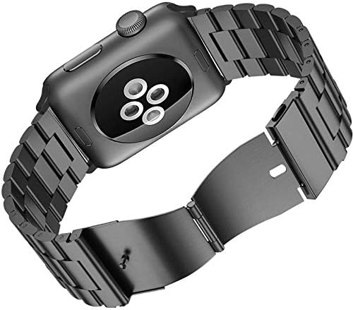 Alternative view of Apple Watch Series 11 42mm Metal Stainless Steel için Kordon Siyah