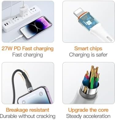 Powerway HC05, Örgülü 5 Amper USB TO Type- C, 1 Metre, Şarj Data Kablosu, Beyaz - Görsel 3