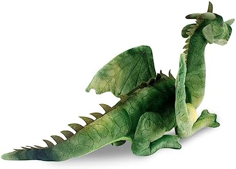 Alternative view of Animals Of The World Ejderha Peluş Oyuncak, Yeşil, 36cm
