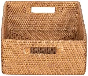 Kouboo 1060121 Laguna Rattan Raf ve Düzenleme Sepeti