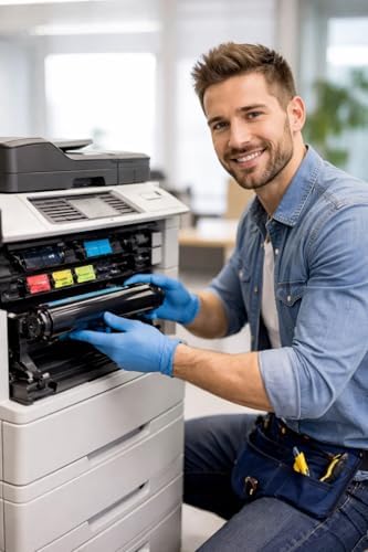 HP CF283A ve  CRG-137/337/537/737 Uyumlu Muadil Toner, Yüksek Baskı Kalitesi, Uzun Ömürlü, Lazer Yazıcı Kartuşu, Ev ve Ofis Kullanımı İçin, Profesyonel Kalite (Siyah)
