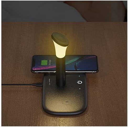 Alternative view of BW02 Apple Kablosuz Wireless Hızlı Şarj Standı Iwatch Airpods iPhone 11 11 Pro 12 12 Pro 13 13 Pro Xs Xr 8  Uyumlu-Siyah