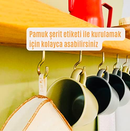 (2 adet) V-60 ile uyumlu Yıkanabilir, Kumaş, Organik Kahve Filtresi, Ağartılmamış%100 Ham Pamuk - Ekolojik Filtre V-2