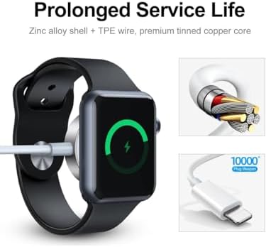 S-İW005 Type-C Apple Watch Uyumlu 2in1 Manyetik Şarj