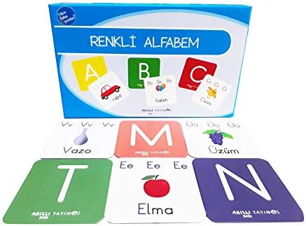 EZO Renkli Alfabem: 29 Parça Kart