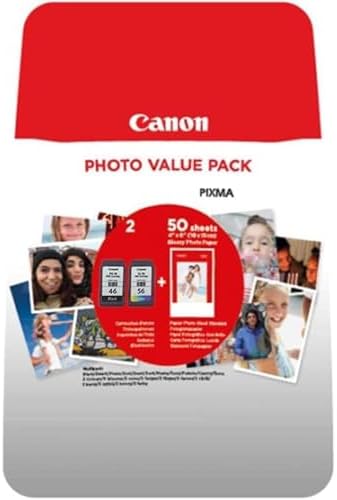 Alternative view of PG-46/CL-56 Orijinal PHOTO VALUE PACK 9059B003, 300 Sayfa Baskı, Kırmızı
