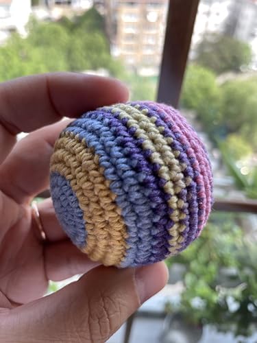 Alternative view of El Yapımı%100 Pamuk Hacky Sack - Ayak Topu - Stres Giderici Eğlence Topu - Dayanıklı ve Hafif