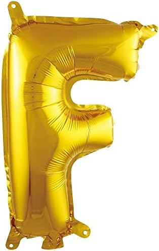 Alternative view of F Harfi 16 İnç Gold Renk Folyo Balon 36 CM (Altın)