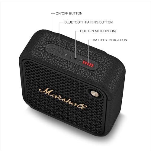 Alternative view of Marshall Willen II Bluetooth Hoparlör, Blk&Brass