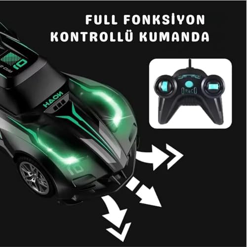 /Oyuncak Uzaktan Kumandalı Şarjlı Duman Çıkartan Işıklı Araba Buhar Çıkartan Drift Atan Araba 1:20 Ölçek Full Fonksiyon