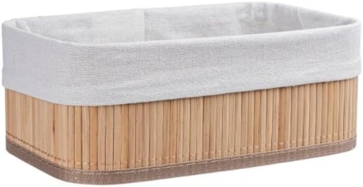 3'lü Bambu Sepet Seti: Çok Amaçlı Ekmek Sepeti ve Banyo Mutfak Organizeri (Dikdörtgen) - Görsel 3