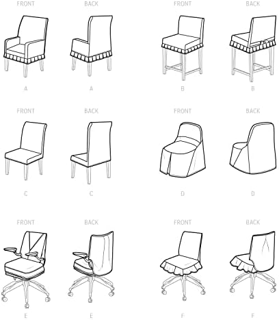 Alternative view of Simplicity SS9495OS Sandalye Kılıfı Dikiş Kalıbı, Tek Beden