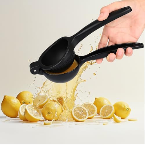 Döküm Limon Sıkacağı Limon Presi Büyük Boy 24 cm, Siyah Metal Limon Sıkacağı, Döküm Narenciye Sıkacağı (DÖKÜM LİMON SIKICI)