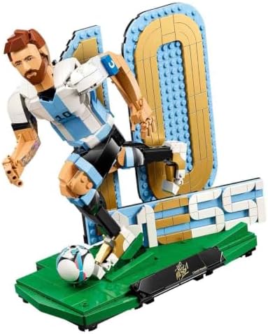 Alternative view of Editions Lionel Messi – Futbol Efsanesi 43015-12 Yaş ve Üzeri Çocuklar için Figür ve Baskılı İsim Levhası İçeren Yaratıcı Oyuncak Yapım Seti, Doğum Günü Hediyesi Fikri (958 Parça)