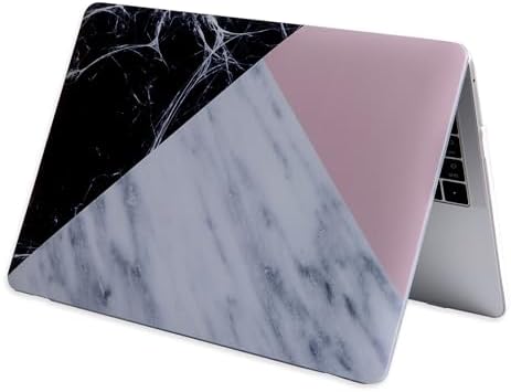 Macbook Air Kılıf 13 inç Mermer09NL Eski USB Girişli Model 2010-2017 A1369 A1466 ile Uyumlu Karışık - Görsel 2
