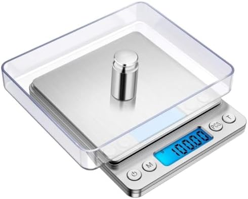 Alternative view of Jouis Dijital Mutfak Hassas Tartı, 3 KG Kapasite, 0.1 Gr Hassasiyet, LCD Ekran, Mutfak ve Kuyumcu Terazisi
