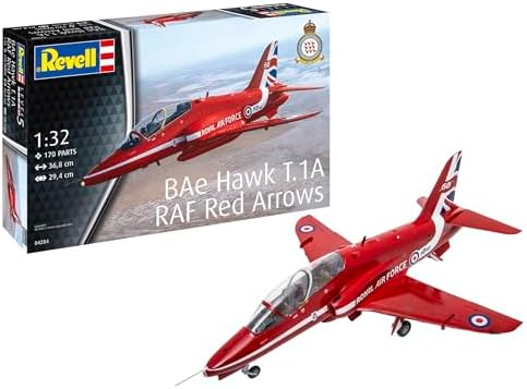 Alternative view of BAe Hawk T.1A RAF Red Arrows Model Kit