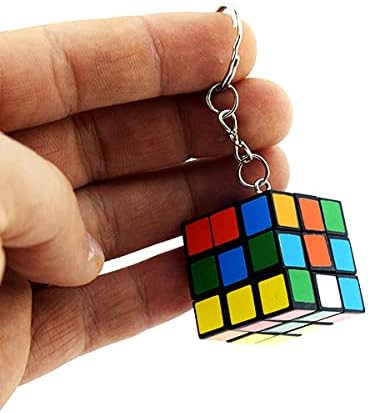 Nostaljik Zeka Küpü Sihirli Mini Rubik Anahtarlık