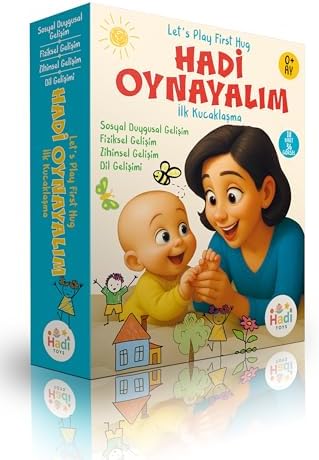 Alternative view of Hadi Oynayalım İlk Temas Kartları, Ebeveyn - Bebek İlişki Kurma Kartları Oyunu