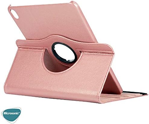 Apple iPad 11.Nesil 2025 Kılıf (A3354-A3355) 360 Rotating Stand Deri Siyah [iPad 11.Nesil 2025 ile Uyumlu Kılıf - Siyah]