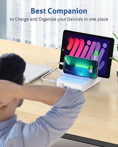 Alternative view of SooPii CS40 48W 4 Port Masaüstü USB Çoklu Şarj İstasyonu