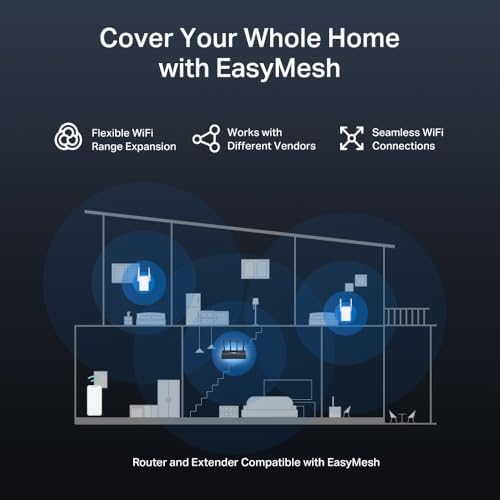 Alternative view of MR27BE; BE3600 Mbps, Fiber Destekli, 2× 2.5 Gbps WAN&LAN Port + 2× Gbps Port, Easy Mesh Uyumlu, Dual-Band Wi-Fi 7 Router