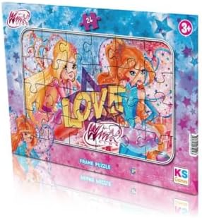 24 Parça Winx Frame Puzzle