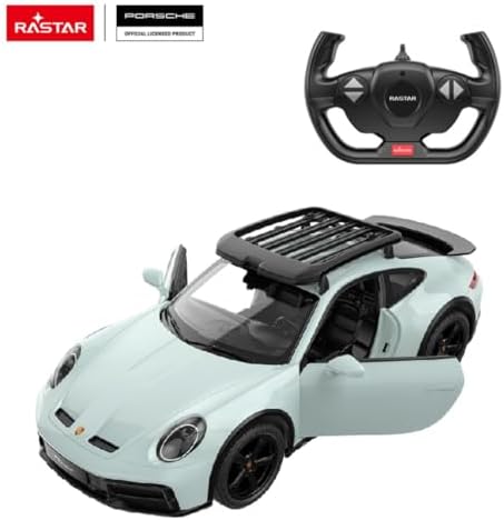 Alternative view of Rastar 1:14 Porsche 911 Dakar Uzaktan Kumandalı Araba 2.4GHz Kesintisiz Frekans Elle Açılır Kapanır Kapılı Çıkarılabilir Tavan Raflı 29 cm Orijinal  Off-Road Yarış Oyuncak Araba 3 Yaş ve Üzeri