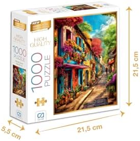 Alternative view of Renkli Evler 1000 Parça 2,2mm Kalınlık 48x68cm Profesyonel Hobi Puzzle Yapboz Serisi