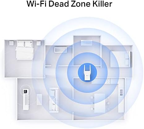 Alternative view of RE705X, AX3000 Mbps Wi-Fi 6 Menzil Genişletici, Geniş Bant Güçlendirici, 1 Gigabit Bağlantı Noktalı Hotspot, 160 MHz Kanallar, Dahili Access Point Modu