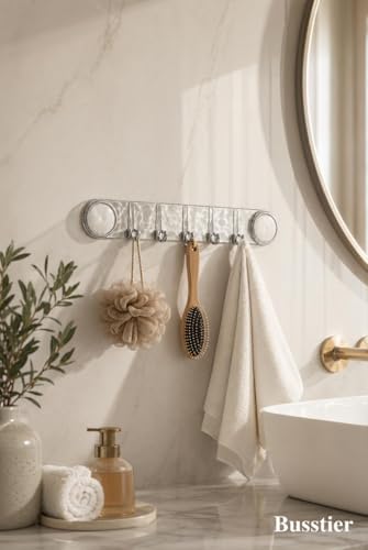 Vakumlu Yapışkanlı Askılık Güçlü Duvar Askısı Delme Gerektirmez Mutfak Banyo Havlu Askılığı Su Geçirmez Çok Amaçlı Organizer Askı - Görsel 3