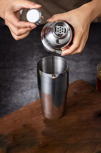Komple Çelik 700 ml Shaker Kokteyl Hazırlama Kabı Bardağı cin343 - Görsel 3