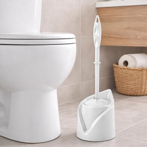 Alternative view of Tuvalet Temizleme Fırçası Etkin Uçlu Klozet Fırçası Seti WC Fırçası Temizleyici Uçlu Fırça (Beyaz)