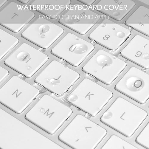 Alternative view of Apple Magic Keyboard 3 A2520 Numerik Türkçe Q Klavye Koruyucu – ISO Ters L Enter Uyumlu Ultra İnce Clear Silikon Kaplama Toz ve Sıvı Koruma Transparent Keyboard Cover Şeffaf