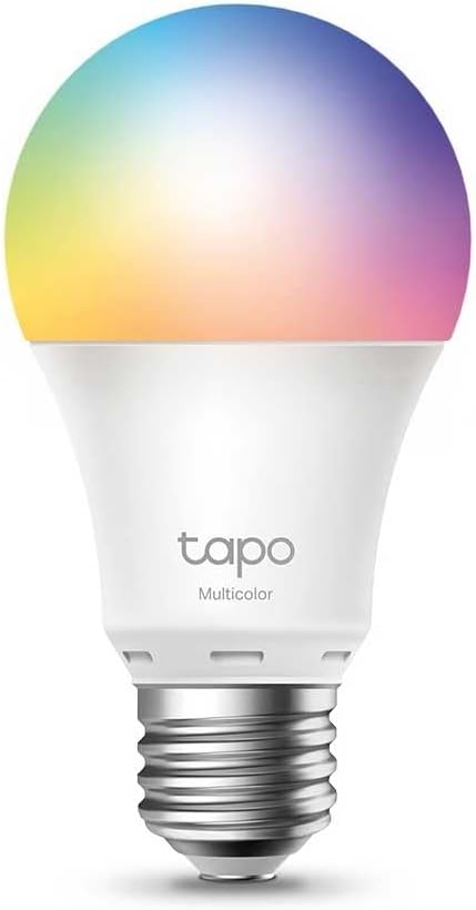 Tapo L530E 3.0, Matter Wi-Fi LED Akıllı Ampul, Çok Renkli, E27,60W 806 Amazon Alexa ve Google Home ile Çalışır, Renk Değiştirilebilir, Hub Gerekmez