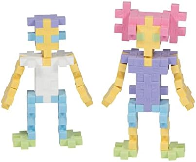 Alternative view of Plus Plus Pastel Mix, 240 Parça, Tüp İnşa ve Yapı Seti Oyuncağı