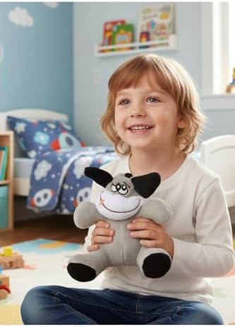 Atakids Sevimli Peluş Eşek Oyun Arkadaşı, 25 cm, Gri, Unisex - Görsel 3