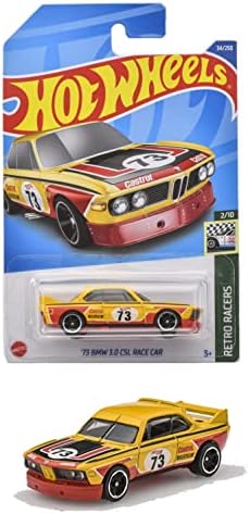 '73 BMW 3.0 CSL Race Car UZUN KART, Retro Racers Serisi, Die-Cast Model