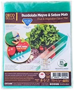 Alternative view of Buzdolabı Meyve Sebze Koruyucu Matı Nem & Küf Önleyici Green