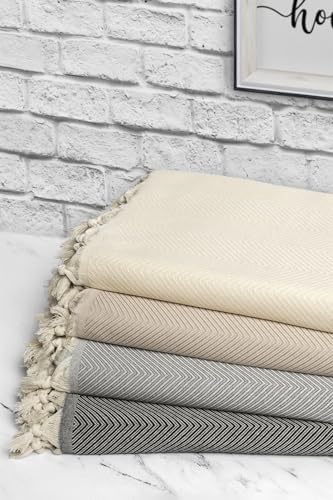DENİZLİ CONCEPT Trendy Koltuk Örtüsü Bej 170 x 300