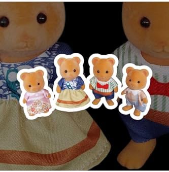 Toyimoyi Happy Family Ayı Ailesi 4'lü Figür Seti Rol Yapma Oyuncağı Renkli 5-8 cm - Görsel 3