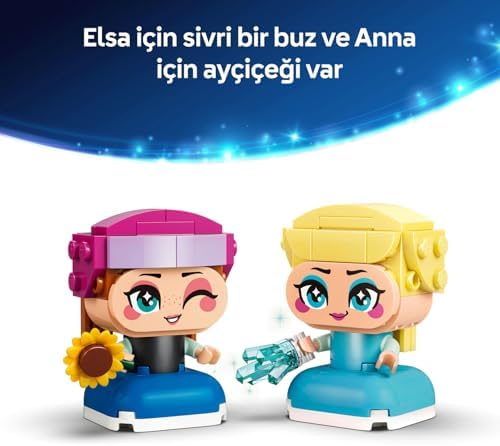 Alternative view of Princess Karlar Ülkesi Mini Anna ve Elsa 43284 – 5 Yaş ve Üzeri Çocuklar için Küçük Elsa ve Anna Karakterleri ile Aksesuarlarını İçeren Yaratıcı Oyuncak Yapım Seti, Hediye Fikri (65 Parça)