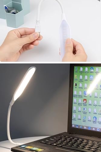Alternative view of USB Girişli 14 Ledli 3 Kademeli Dokunmatik Masa/Kitap Okuma Lambası Ledi Beyaz
