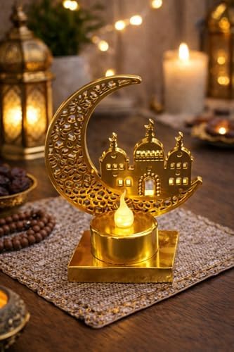 Gold Cami Pilli led ışık, Askılı Fener Süsü SARI Işıklar Peri Işıkları Aydınlatmalı Şerit Led Ramazan Süsü Led Işık - Görsel 2