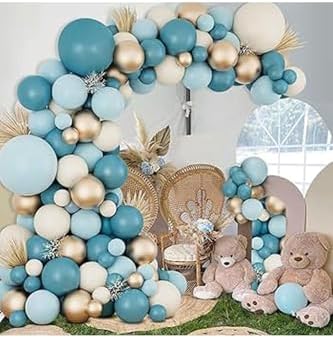 Okyanus Mavisi Doğum Günü Parti Balon Seti